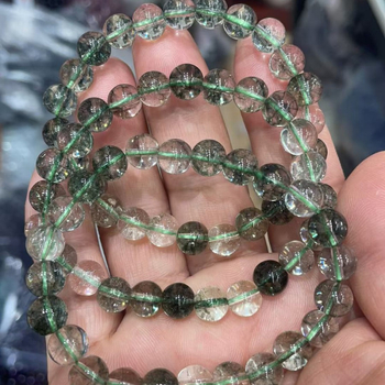 Brățară din cristale, stil natural, unisex, lucrată manual, primăvară 2025