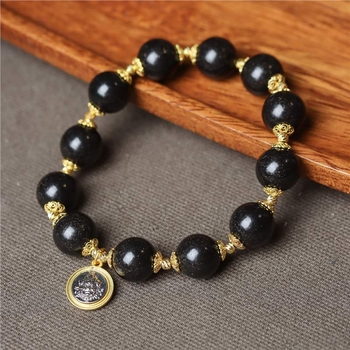 Brățară Hexiang cu mărgele, Stil chinezesc nou, Procesare cu ulei, 120 mărgele, pentru femei