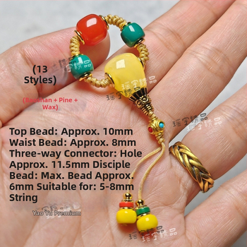 Set accesorii bijuterii DIY – Material sticlă/glazat, Origine Shanwei, Primăvara 2025, Stil literar retro