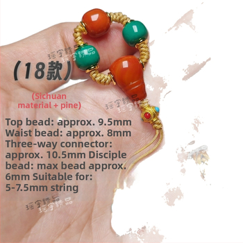 Set accesorii bijuterii DIY – Material sticlă/glazat, Origine Shanwei, Primăvara 2025, Stil literar retro