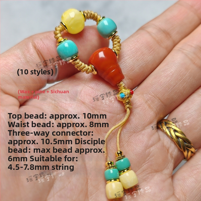 Set accesorii bijuterii DIY – Material sticlă/glazat, Origine Shanwei, Primăvara 2025, Stil literar retro