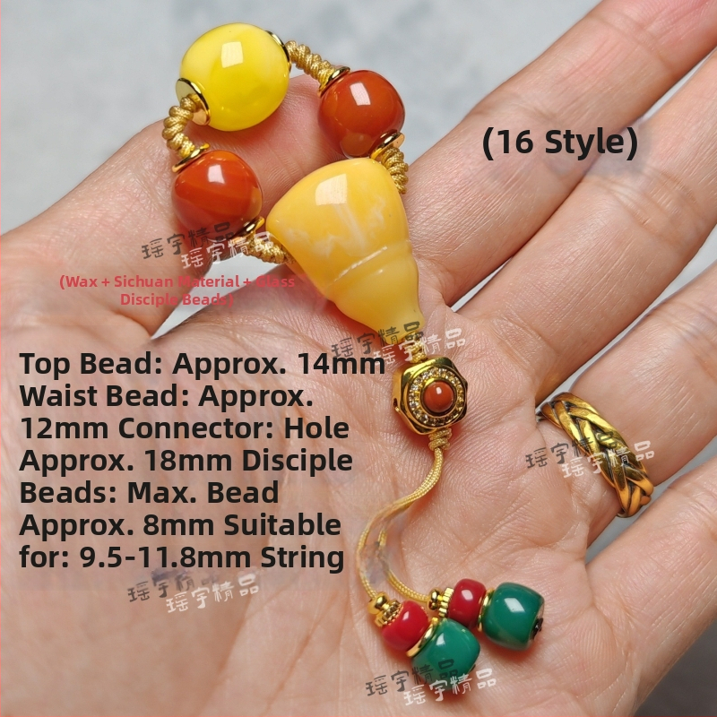 Set accesorii bijuterii DIY – Material sticlă/glazat, Origine Shanwei, Primăvara 2025, Stil literar retro