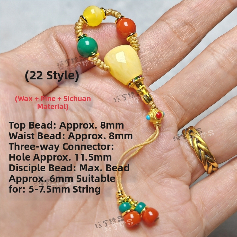 Set accesorii bijuterii DIY – Material sticlă/glazat, Origine Shanwei, Primăvara 2025, Stil literar retro