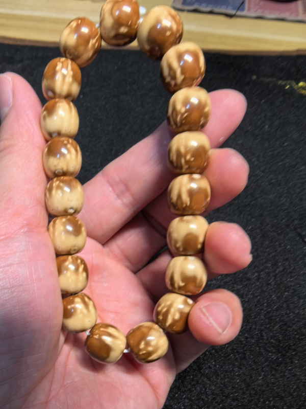 Brățară Bodhi cu mărgele, design geometric unisex, realizare manuală, stil natural