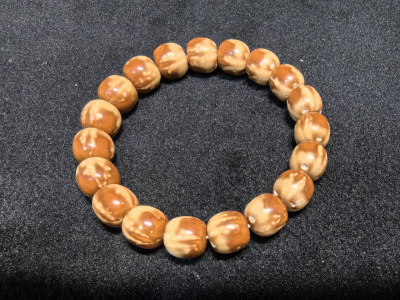 Brățară Bodhi cu mărgele, design geometric unisex, realizare manuală, stil natural