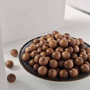 Brățară din lemn cu 108 mărgele, stil etnic, unisex, realizată manual, lemn de santal indian