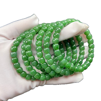 Brățară geometrică vintage din Jad Hetian, unisex, finisaj lucios