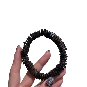 Brățară Agarwood, stil retro unisex, din lemn cu gravură, formă 20213, primăvara 2023