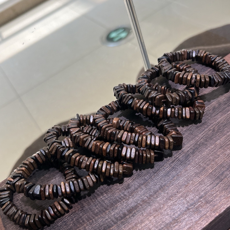 Brățară Agarwood, stil retro unisex, din lemn cu gravură, formă 20213, primăvara 2023