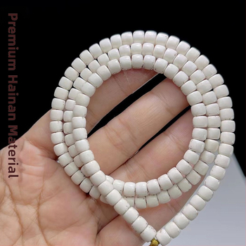 Bodhi mala su 108 karoliukais – apyrankė/karoliai, pastoralinio stiliaus, poliruotas paviršius