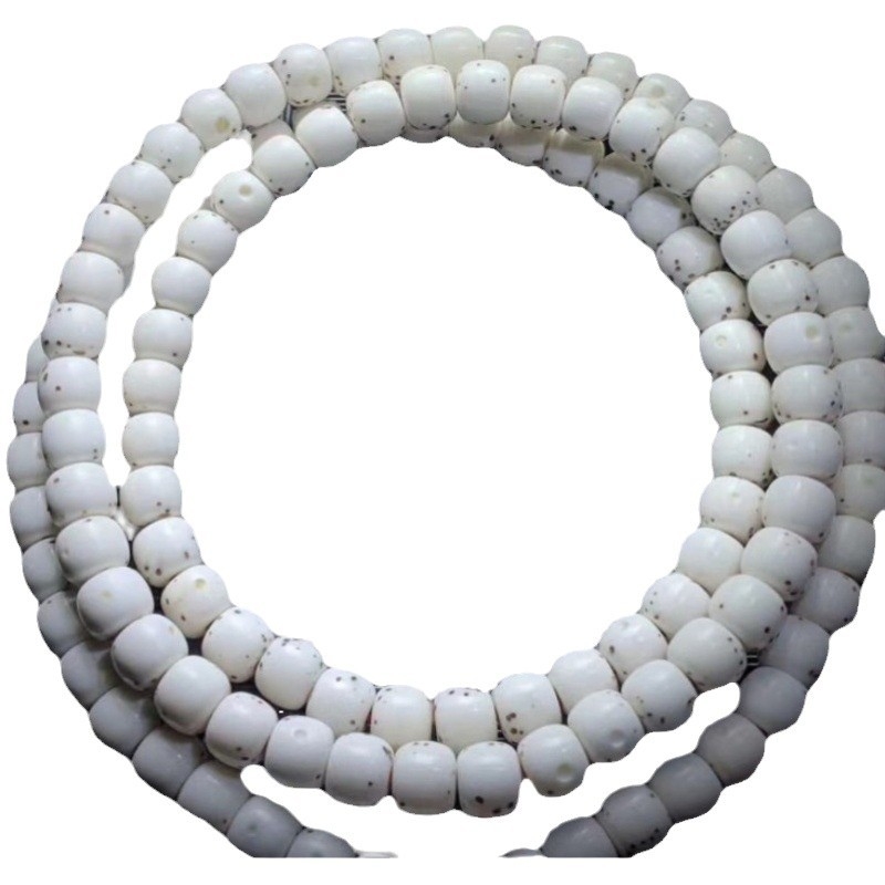 Bodhi mala su 108 karoliukais – apyrankė/karoliai, pastoralinio stiliaus, poliruotas paviršius