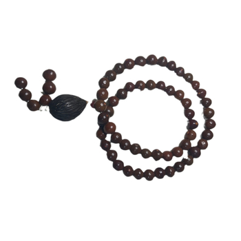 Rozariu Bodhi cu 54 mărgele, model watermelon grain și motif de piele de tigru, stil clasic, realizat manual cu gravură și lustruire