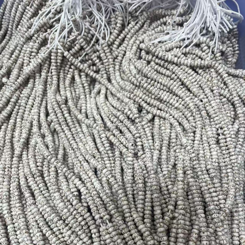Narukvica Bodhi sjemenki, mini 3x5 perle, unisex, dizajn zvijezda i mjeseca