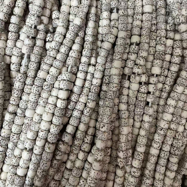 Narukvica Bodhi sjemenki, mini 3x5 perle, unisex, dizajn zvijezda i mjeseca
