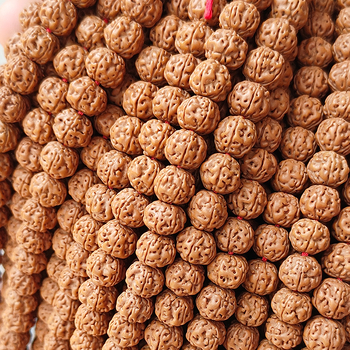 108-мъниста Bodhi браслет с Rudraksha мънища, унисекс, пробиване