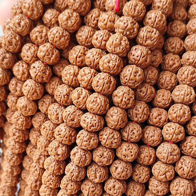 108-мъниста Bodhi браслет с Rudraksha мънища, унисекс, пробиване