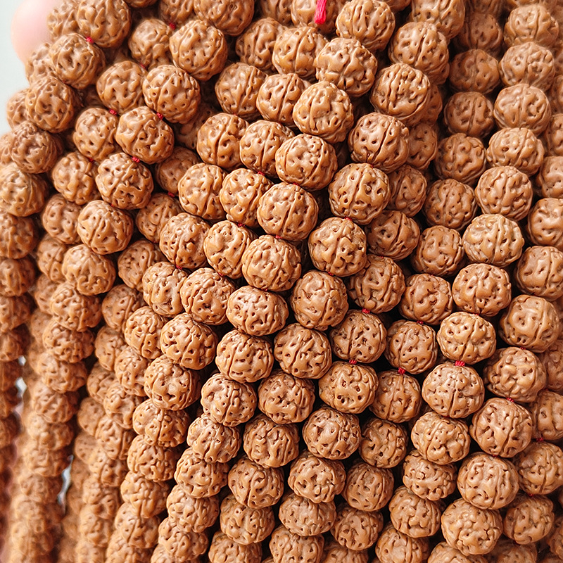 108-мъниста Bodhi браслет с Rudraksha мънища, унисекс, пробиване