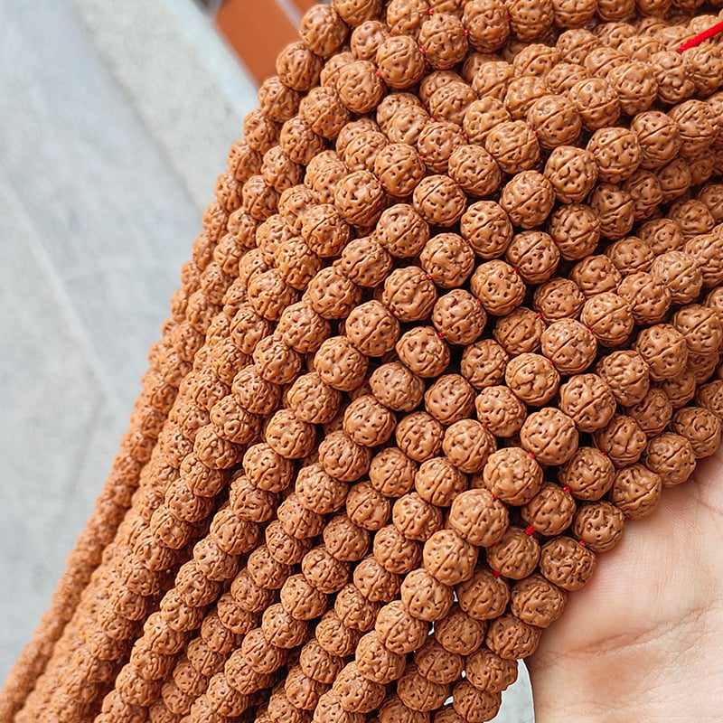 108-мъниста Bodhi браслет с Rudraksha мънища, унисекс, пробиване