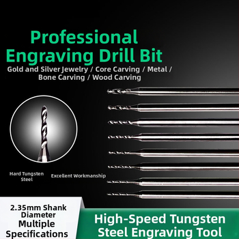 Volframa tērauda urbja adatas rotaslietu caurumu urbšanai un to paplašināšanai (zelta un sudraba), dzintars, bišu vasks, budistu pērlītes; spirālais urbji koka un metāla lietojumiem