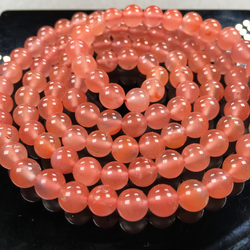 Set Buddha din agat din sud — mărgele rotunde, brățară cu mai multe șiruri și colier; Material: agat din sud; Stil: natural; Proces: natural, șlefuire