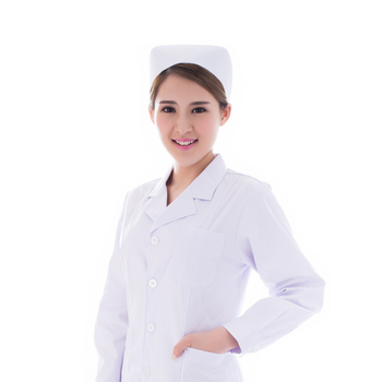 Māsu aprūpes cepure, ķemēts kokvilnas audums, sievietēm, plakanais augšdaļ, mala