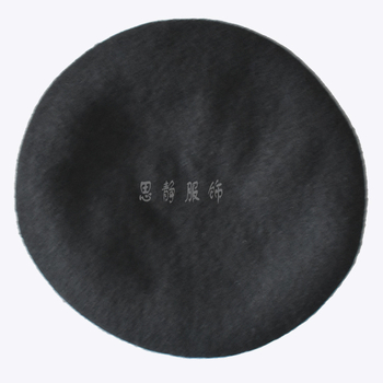 Gyapjú beret biztonsági és hotel személyzet számára; unisex, kupola alakú forma, egyszerű szövés, katonai stílus