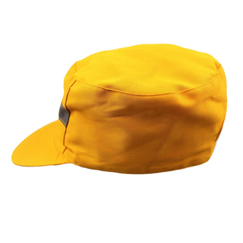 Железопътна защитна бейзболна шапка, памук, регулируема, плосък връх, голям козир