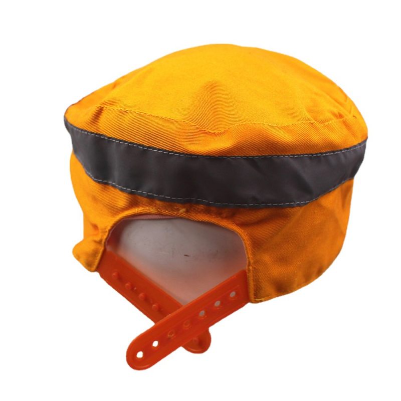 Железопътна защитна бейзболна шапка, памук, регулируема, плосък връх, голям козир