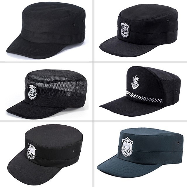 Памучна твилова шапка с плосък връх за сигурност, персонализируемо лого чрез бродерия и велкро закопчаване