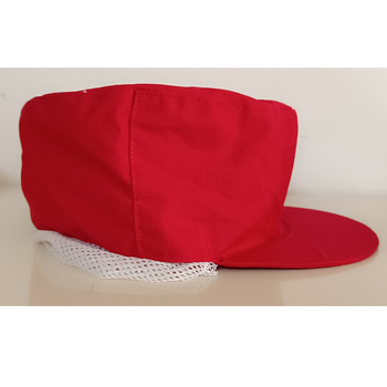 Памучна работна шапка с лого, дишаща, плосък връх и голяма козирка, персонализируема