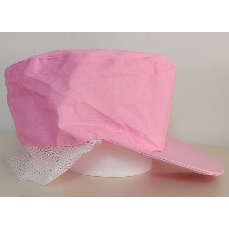 Памучна работна шапка с лого, дишаща, плосък връх и голяма козирка, персонализируема