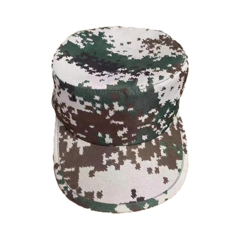 Șapcă unisex camuflaj, vârf plat, stil militar, poliester