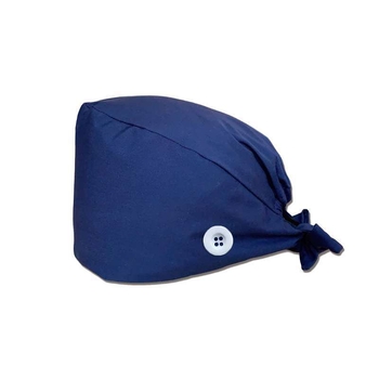 Χειρουργική κάλυψη κεφαλής τύπου pullover, βαμβακερό twill με σχέδιο εκτύπωσης, unisex, υψηλό άνω μέρος, με εκτυπωμένο λογότυπο