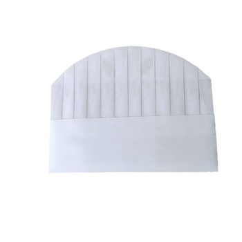 Șapcă de bucătar, din material nețesut, vârf plat, imprimare monocromă, posibilitate de logo