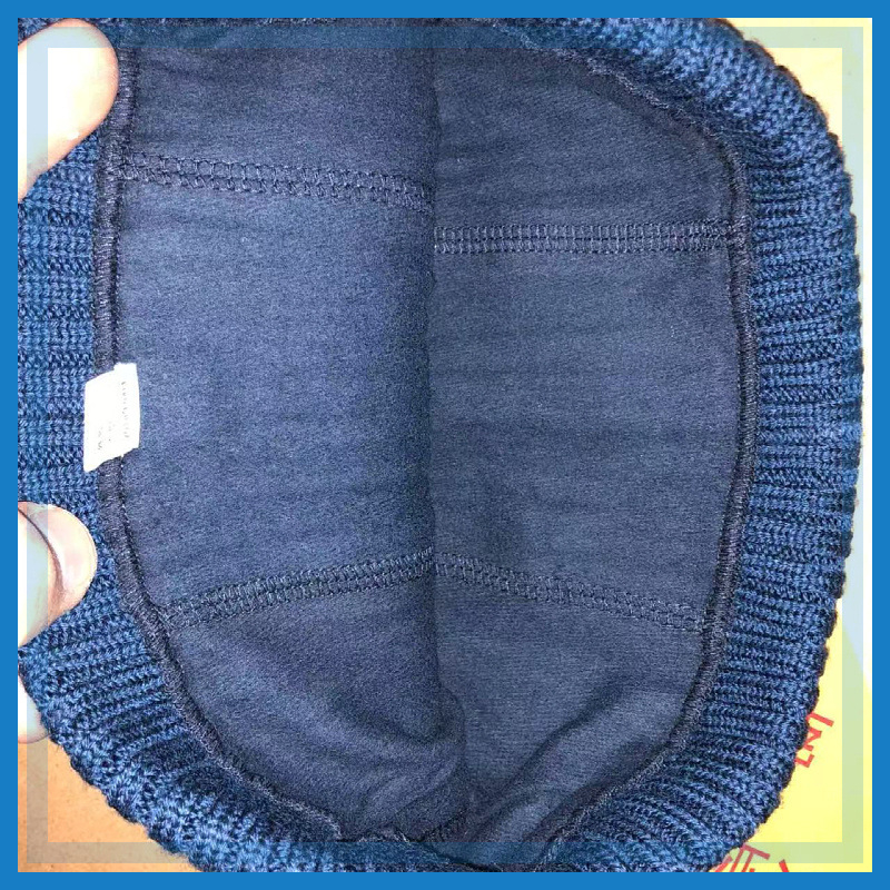 Șapcă din lână cu cupolă, țesătură twill, căptușeală fleece, model monocrom, iarnă, unisex adulți