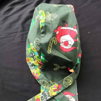 Pălărie din bumbac pentru pirat/chef, unisex, pentru adulți, toate sezoanele, motif de Crăciun