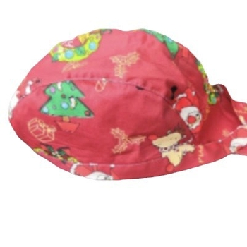 Pălărie din bumbac pentru pirat/chef, unisex, pentru adulți, toate sezoanele, motif de Crăciun