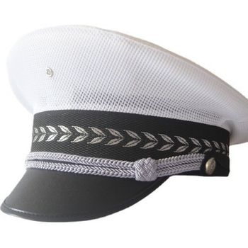 Șapcă de marinar, unisex, bumbac, bor mare, vară