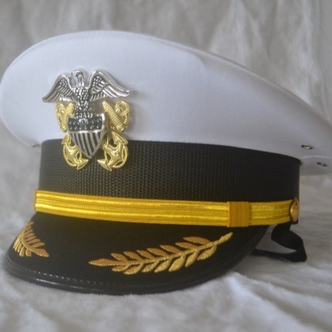 Șapcă de marinar, unisex, bumbac, bor mare, vară