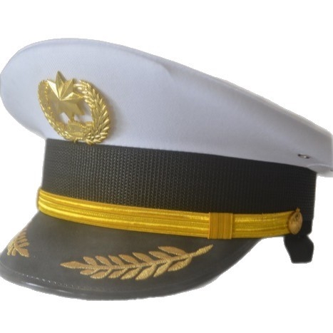 Șapcă de marinar, unisex, bumbac, bor mare, vară