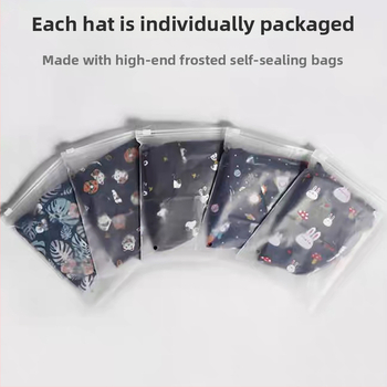 Kokvilnas ķirurģiskā cepure – kupolveida forma, twill audums, digitālā druka, pielāgošana pieejama