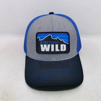 KAIHONG Мрежеста шапка – унисекс, сатиново тъкане, куполна форма, широк край, буквена шарка, печат на лого