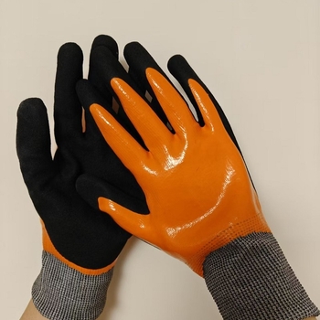 5 lygio pjovimo atsparios žvejybos pirštinės, anti-slyd, atsparios vandeniui, žvejybai ir jūros gėrybėms, medžiaga HPPE + nitrile (frosted)