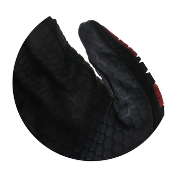 Biztonsági kesztyű rugalmas mandzsettával, ütközésvédett, vízálló, kopásálló, TPR anyag