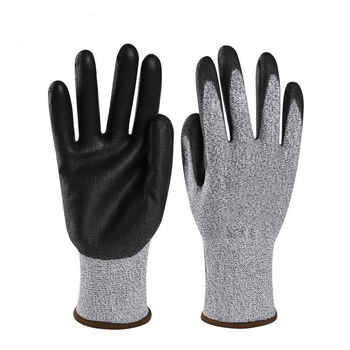 Įpjovimui atsparios pirštinės, 5 lygio apsauga, atsparios įpjovimui ir dūriui, sustiprintos ir atsparios dilimui, su įpjovimui atspariu siūlu ir klijais, logistikai