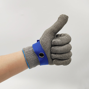 Γάντια από μεταλλικό σύρμα, κατηγορίας 9, αντικοπτικά για κοπή και σφαγή