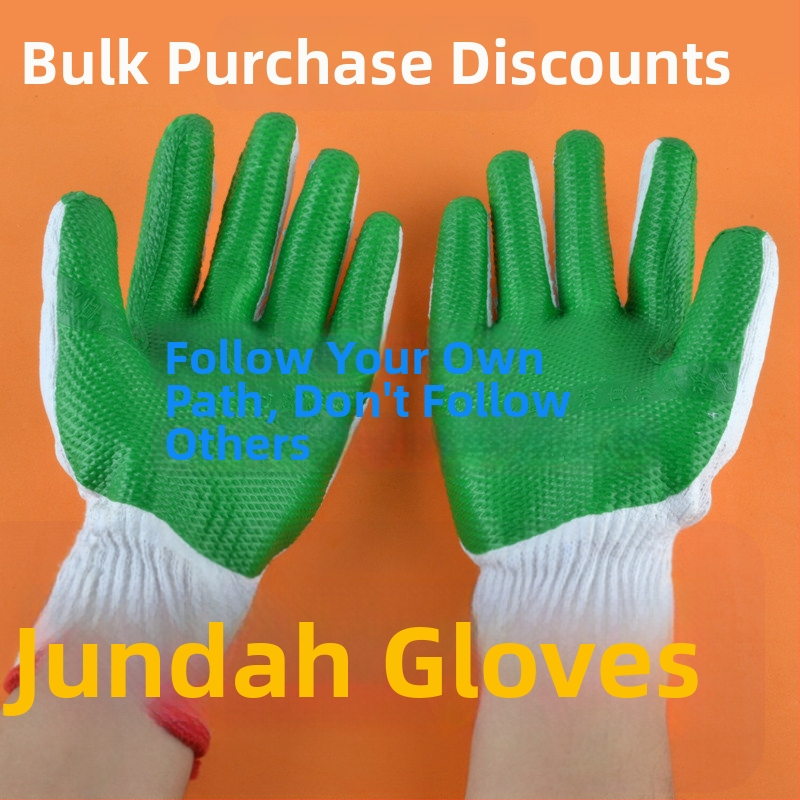 Celtniecības vietas cimdi ar antislīdējošām īpašībām un izturību, svars 85 g, zīmols Small Helper Film Film Gloves