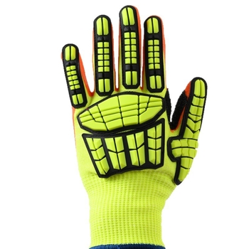 HPPE антирязащи ръкавици със защита от удари и хлъзгане за велосипедизъм, авто ремонт, металургия и нефтена индустрия – 200 г