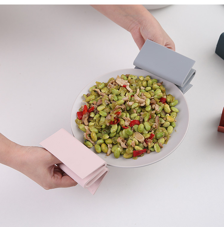 Силиконов клип за чаши и съдове с термозащита, усилена топлоизолация и неплъзгаща се ръкохватка – клип за готвене на пара (Материал: силикон; Марка: Orange core; Пускано: 2020.05)