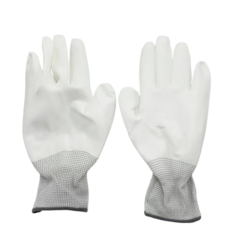 Работни ръкавици Nylon PU - антирязане, дишащи, противохлъзгащи, защита на ръцете, тегло 500 г, широко приложение